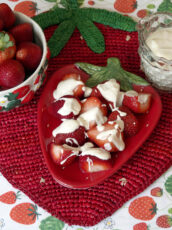 Strawberries with Devonshire Cream from Kavanaugh’s Sylvan Lake Resort in Brainerd