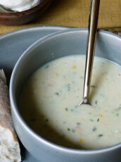 Cream of Corn Chowder from London House in Duluth